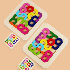 Montessori Early Education Puzzle Wooden Toys Two Person Battle Colored Digital Block Mathematical Toys Parent-Child Interactive Board Game Hand Eye Coordination Training