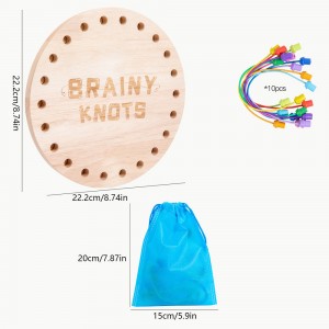 OEM Fun Rope Solving Puzzle Game, Wooden Rope Solving Challenge Board Game Toys, Parent-Child Interactive Logic Thinking Training Puzzle Toys, Halloween, Christmas, Easter Gifts