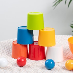Montessori Early Education Puzzle Sorting Toys Colored Wooden Balls And Cup Beads Color Recognition And Shape Matching Hand Eye Coordination Excellent Christmas Gift