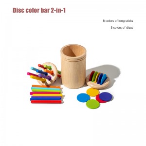 OEM 2-In-1 Porous Montessori Wooden Sorting Toy...