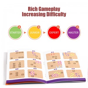 Wooden Number Maze Puzzle Toy Brain Burning Number Early Education Enlightenment Cognitive Mathematics Toy Focus Training Hand Eye Coordination Teaching Tool Christmas Gift