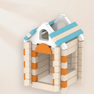 1 Set Wooden Mortise And Tenon Structure Spliced Building Blocks DIY Cabin – Space Construction Early Education Puzzle Toys – Hands-On Training Christmas Gifts