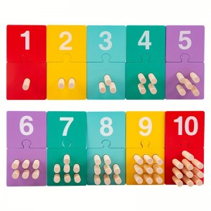 Juguete de matemáticas Montessori, nuevo juguete de palos de números de madera para niños, educación temprana de matemáticas, juguetes cognitivos de números y colores
