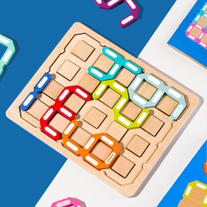 Wooden Number Maze Puzzle Toy Brain Burning Number Early Education Enlightenment Cognitive Mathematics Toy Focus Training Hand Eye Coordination Teaching Tool Christmas Gift