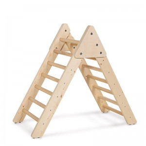 Juguetes de escalada para niños pequeños de 1 a 3 años, juguetes plegables para escalar en interiores, gimnasio de juego Montessori de madera para niños pequeños y niños