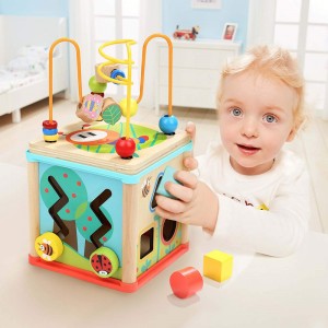 Juguetes de cubo de actividades para ninos de 1 ano juguetes de madera Montessori para ninos