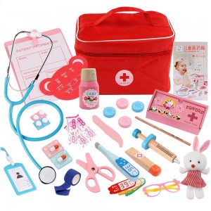 Get Well Doctor's Kit Play Set - 25 peças de brinquedo - Doctor Role Play Set, Doctor Kit para bebês e crianças a partir de 3 anos