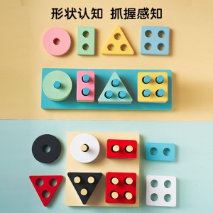 Mainan Montessori untuk Usia 18+ Bulan – Mainan Sortir dan Susun Kayu Balita untuk Bayi Laki-laki dan Perempuan – Penyortir Bentuk dan Penumpuk Warna Hadiah Kayu Anak Prasekolah