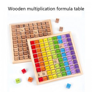 Juguetes Educativos de madera Montessori para niños, tabla de números 99, tabla de multiplicar, juguetes educativos montesorri de matemáticas