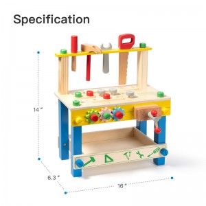 Juego de herramientas de madera para niños de 2 3 4 5 años, juguetes educativos STEM para niños pequeños Montessori juguetes para construcción de 2 años actividades de aprendizaje preescolar regalos para niños niñas de 2 a 4 años 1 a 3 años