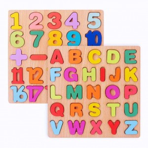 Drewniane puzzle z alfabetem – litery ABC, tablica do sortowania, klocki Montessori, dopasowywanie, układanka, edukacyjna zabawka do wczesnej edukacji, prezent dla dzieci w wieku przedszkolnym