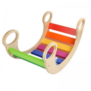Tabla basculante para niños pequeños: tabla mecedora y de escalada segura y no tóxica