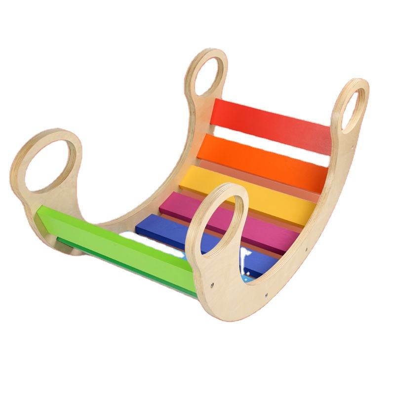 Tabla mecedora para niños pequeños: tabla mecedora y para escalar segura y no tóxica Imagen destacada