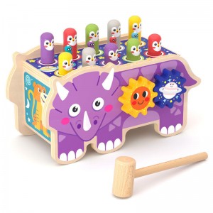 12か月以上の子供向けの木製ハンマーパウンディングおもちゃ、1歳以上の赤ちゃん向けのモンテッソーリおもちゃ、早期発達おもちゃ、1～2歳の幼児へのギフト