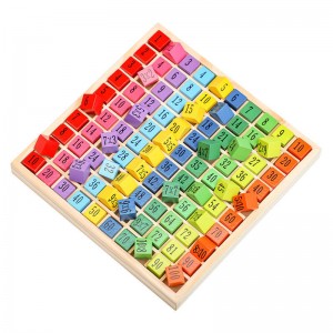 Juego de Mesa de Madera para Multiplicación y Matemáticas, Manipulantes de Matemáticas Montessori para Niños, Juguetes de Aprendizaje, Regalo, Edad de 3 Años en Adelante - 100 Bloques de Conteo de Madera