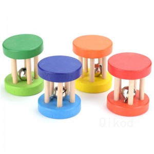 Promise Babe Natural Infantil Gimnasio Sonajero De Madera Orgánica Campanas De Madera Sonajeros Regalos De Ducha De Enfermería
