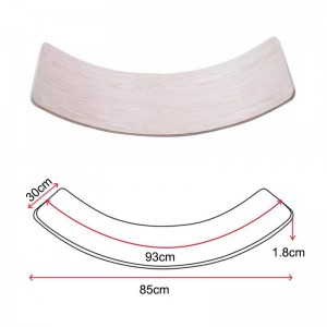 Tabla de equilibrio para niños, [madera natural] Tabla oscilante para niños pequeños, juguete de aprendizaje Montessori de composición abierta, regalos para niños de 3 4 5 6 7 8 años