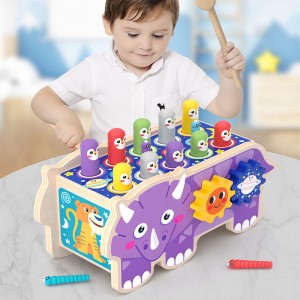 Juguete de madera para golpear con martillo para niños de más de 12 meses, juguetes Montessori para bebés de más de 1 año, juguete de desarrollo temprano, regalos para niños de 1 a 2 años