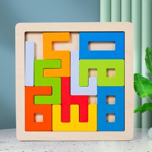 Klobiges Zahlen-Puzzlebrett aus Holz (0 bis 9) – Lernen Sie Ihre Zahlen mit hölzernen Steckpuzzles – Lernspielzeug für Kinder – Zahlen