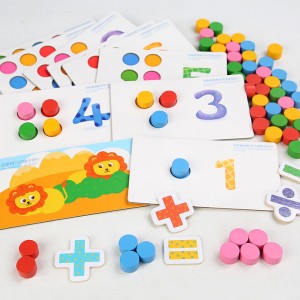 Tablero de clavijas para contar |Matemáticas y números Montessori para niños |Materiales manipulativos matemáticos de madera