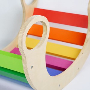Tabla basculante para niños pequeños: tabla mecedora y de escalada segura y no tóxica