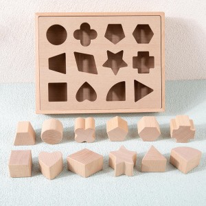 Montessori Toys Color&Shape Sorting Learning Matching Box for Baby Toddlers 1-3 Year Old