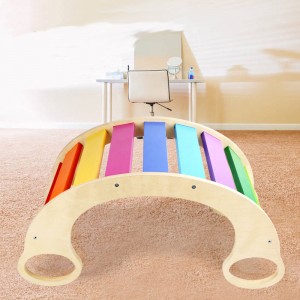 Tabla basculante para niños pequeños: tabla mecedora y de escalada segura y no tóxica