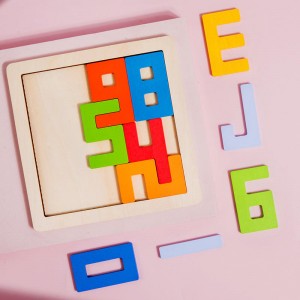 Klobiges Zahlen-Puzzlebrett aus Holz (0 bis 9) – Lernen Sie Ihre Zahlen mit hölzernen Steckpuzzles – Lernspielzeug für Kinder – Zahlen