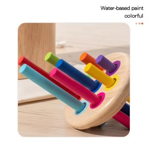 Kids Montessori Educational Toy 2 in 1 Coin Box Color Counting Stick Classification Cup 3+ Ages Early Education Wooden Toys