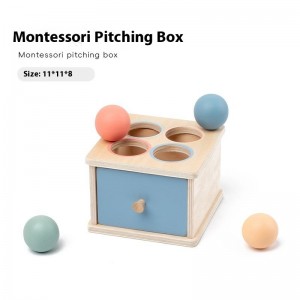 Montessori Games Wooden Educational Toys Geometric Shape Color Matching Toys Permanence Box Coin Box Baby Montessori Toys