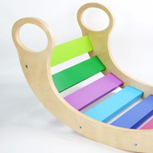 Tabla basculante para niños pequeños: tabla mecedora y de escalada segura y no tóxica