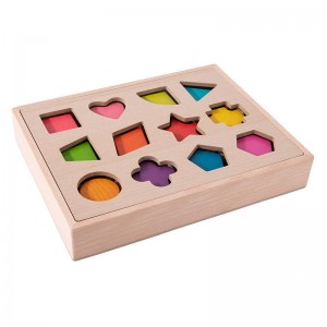 Montessori Toys Color&Shape Sorting Learning Matching Box for Baby Toddlers 1-3 Year Old