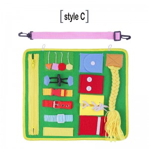 Busy Board, Kleinkind-Reisespielzeug, ruhiges Buch, sensorisches Spielzeug für Kleinkinder 2 3 4, Montessori-Spielzeug für Kleinkind-Aktivitäten, Lernspielzeug für 2-jährige Mädchen und Jungen, Geschenk, Dunkelblau